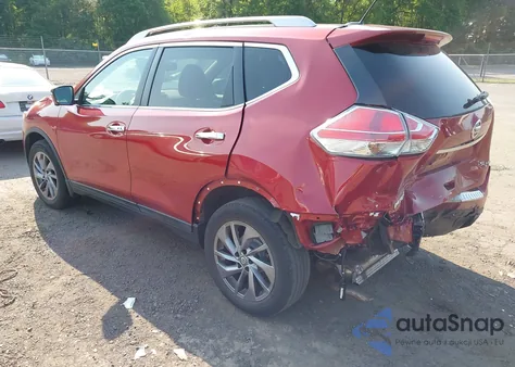 2016 Nissan Rogue Sl z USA, uszkodzony, nr VIN 5N1AT2MV1GC744935